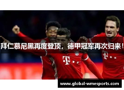 拜仁慕尼黑再度登顶，德甲冠军再次归来！